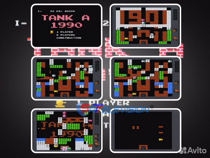 Картридж Dendy tank 90 (танчики)