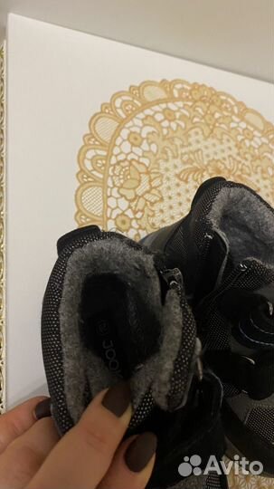 Ботинки на мальчика утепленные 28