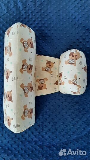 Подушка-позиционер валик для сна новорожденных
