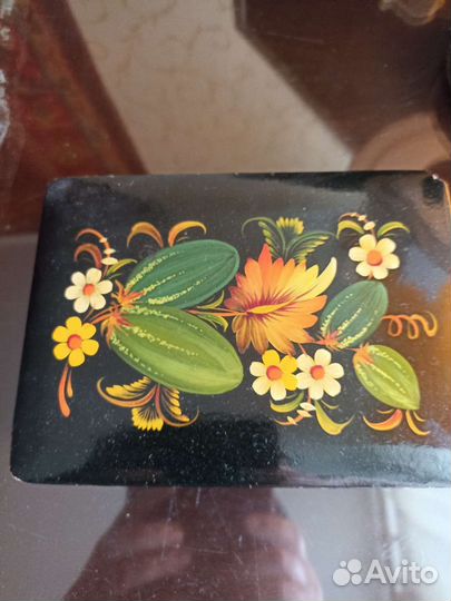 Шкатулка деревянная СССР