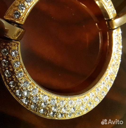 Украшение под золото комплект колье браслет и серь