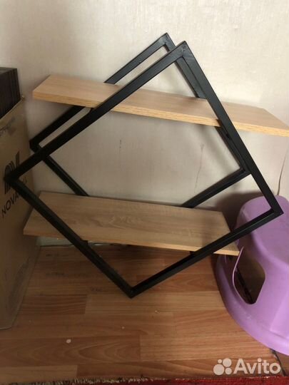 Полки в стиле лофт