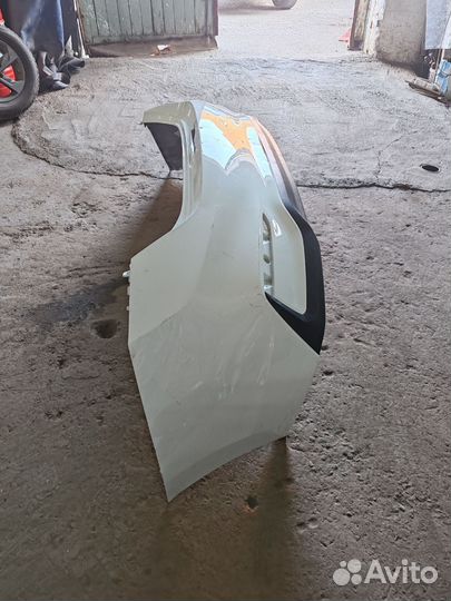 Задний бампер на hyundai solaris 2018