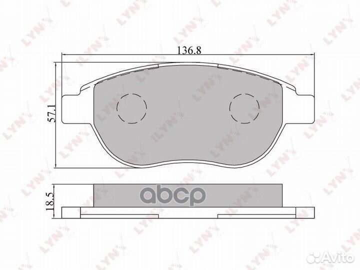 Колодки тормозные дисковые перед BD-2202 BD