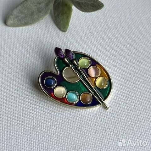 Брошь палитра купить в Москве | Личные вещи | Авито