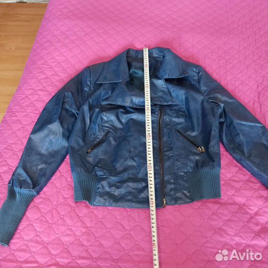 Кожаная куртка.разм 46-48