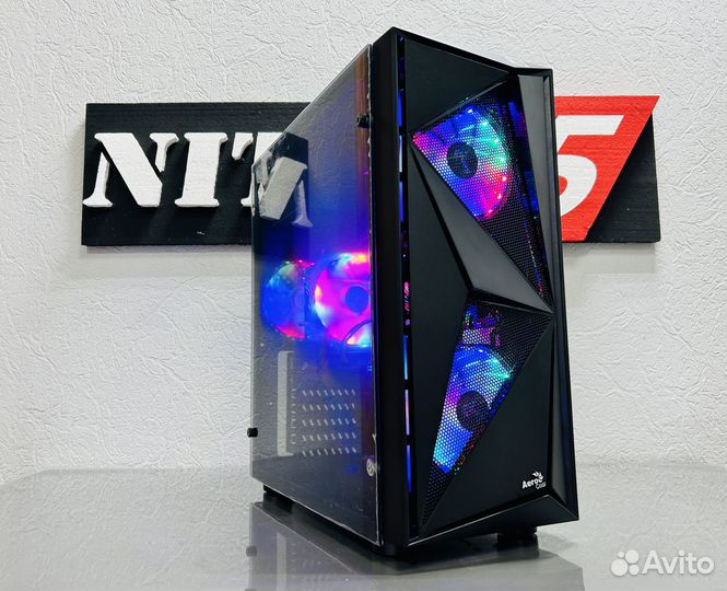 Мощный игровой компьютер Ryzen 5-5500+RX5600XT 6Gb