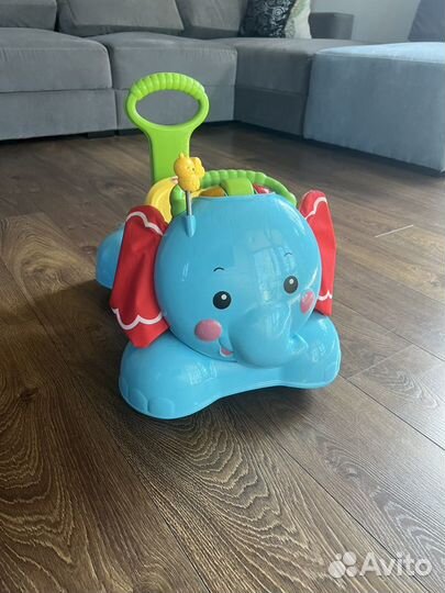 Каталка ходунки слон Fisher Price