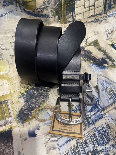 Кожаный мужской ремень Harley-Davidson