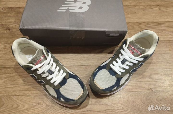 Кроссовки новые New balance 990 Lux натуральные