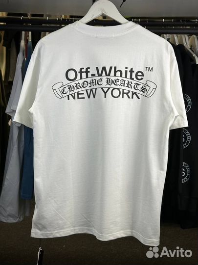 Футболка Chrome Hearts X Off-White