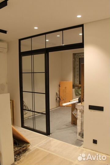 Стеклянные межкомнатные перегородки