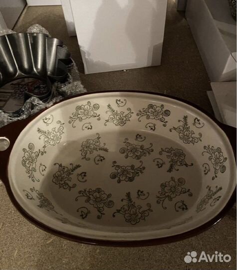 Блюдо овальное для запекания