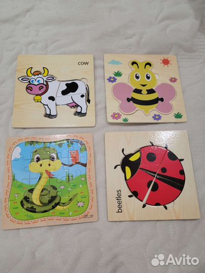 Пазлы вкладыши