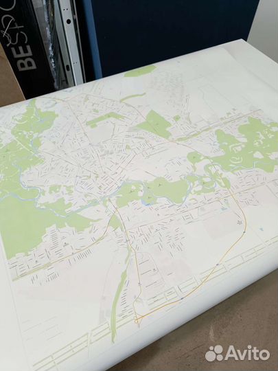 Карта Оренбурга