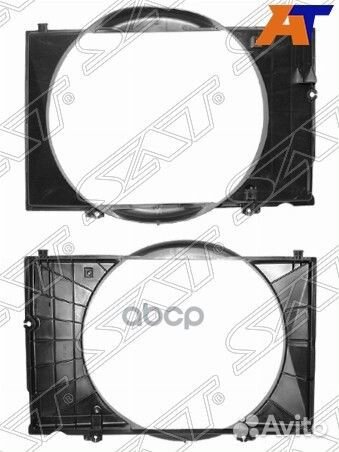 Диффузор радиатора toyota land cruiser 105 98-02