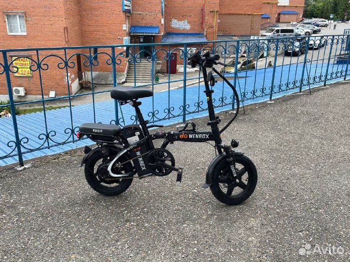 Электровелосипед Wenbox Mini, умещается в лифт