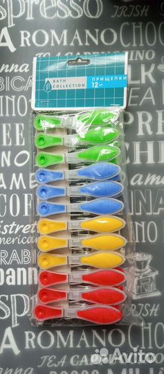 Прищепки бельевые 12 шт