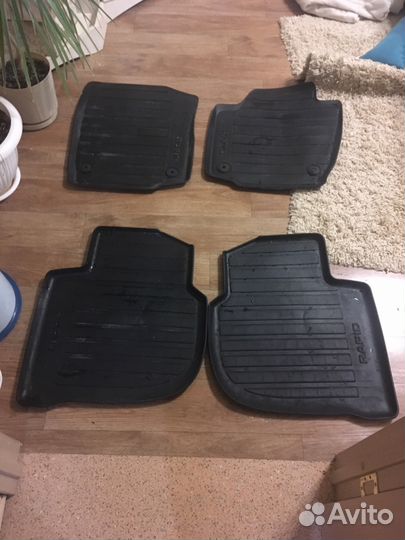 Оригинальные коврики Skoda Rapid