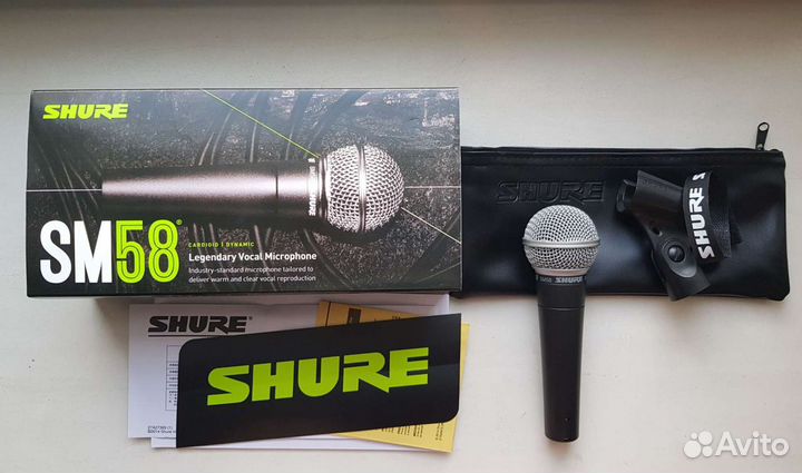 Shure SM58 с выключателем