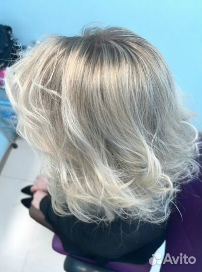 Стрижка и окрашивание волос