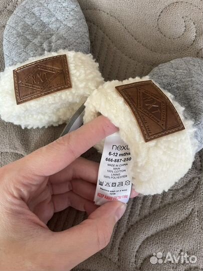Комплект шапка и варежки Next 6-12