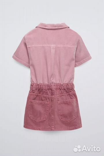 Джинсовое платье zara 116 новое