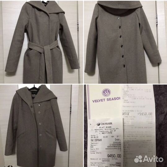 Пальто для девочки 44-46 размер