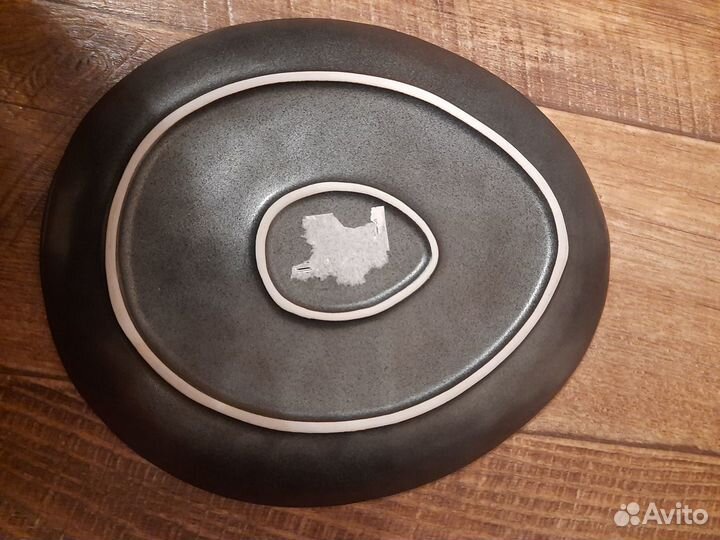 Блюдо овальное(яйцевидное) керамика