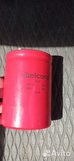 Конденсатор 4700 мкФ 250 В Itelcond