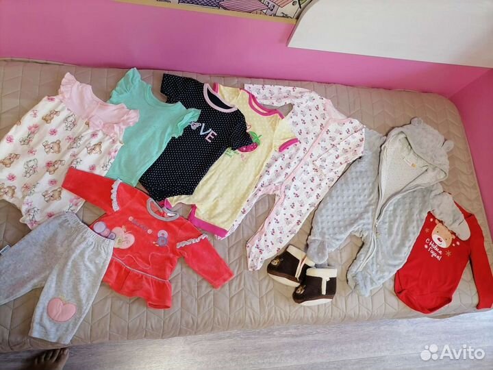 Детские вещи пакетом от 0 до года