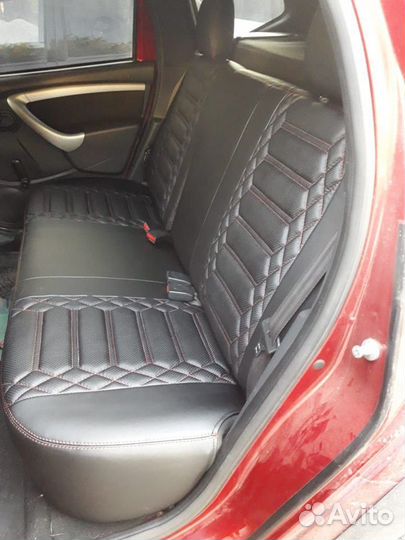 Чехлы Renault Duster 1 (комбо)