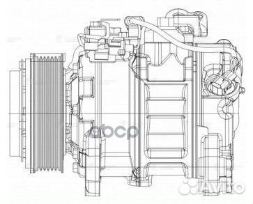 Компрессор кондиц. для а/м BMW 5 (F10) (10) /X5