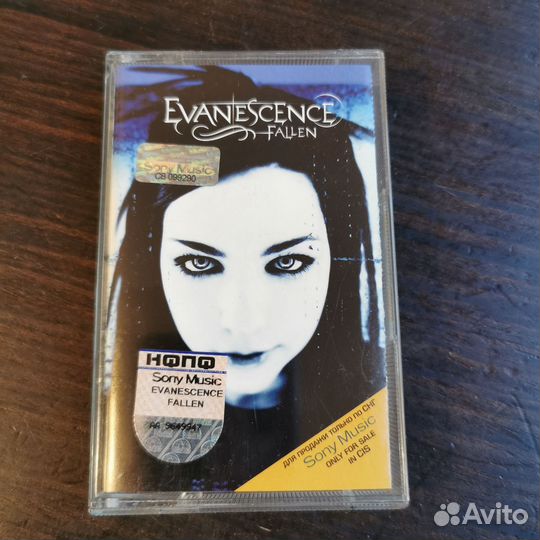 Аудиокассета редкая Evane Scence Fallen, лицензия