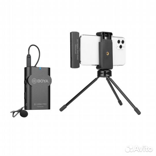 Двухканальный беспроводной микрофон для устройств