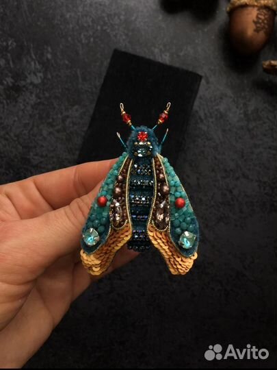 Брошь Мотылёк