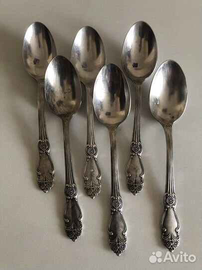 Мельхиоровые вилки и ложки