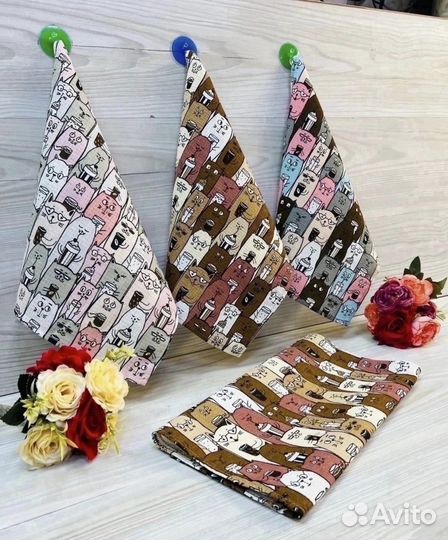 Набор полотенец 3 штуки