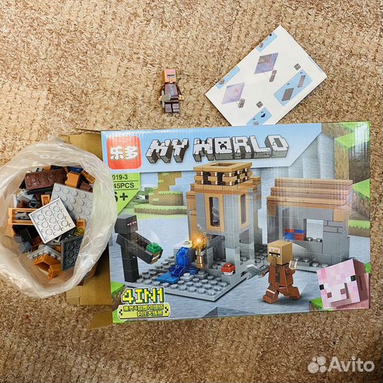 Конструктор майнкрафт Minecraft my world