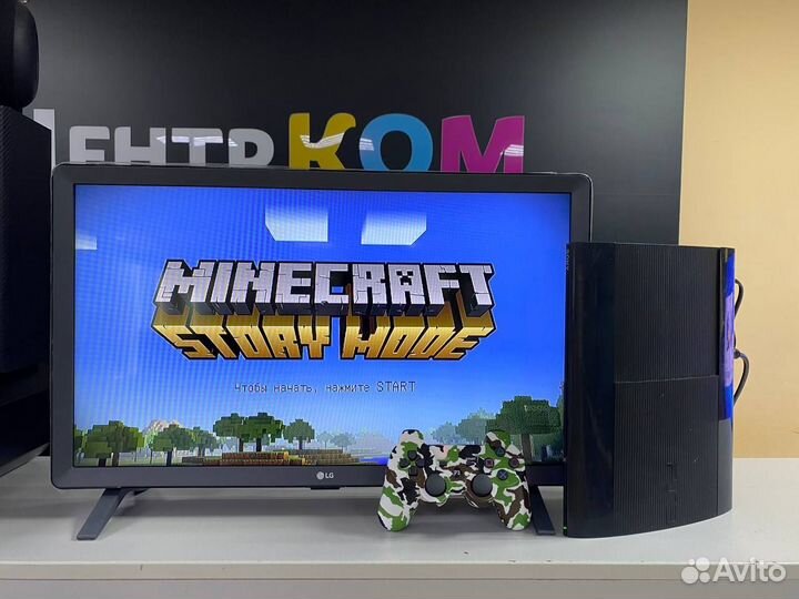 Прошитая Sony PS3 Super Slim 320Gb + 30 игр