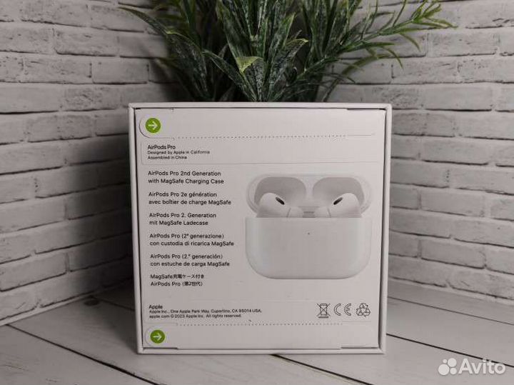 Airpods pro 2 Lux с шумом +чехол в подарок