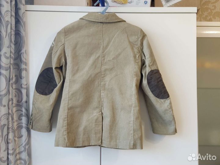 Пиджаки вельветовые 116 см