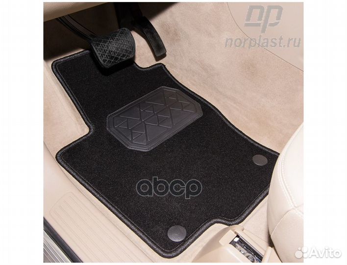 Коврики салонные, комплект nplvte840270 norplast