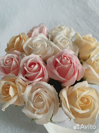 Букет из мыльных роз