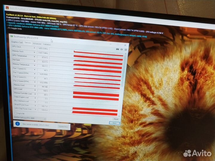Видеокарта rtx 3080 palit gamerock 10GB / Обмен