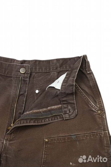 Брюки Carhartt Double Knee Distressed, размер W34, L30