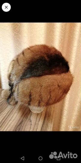Шапка норковая новая
