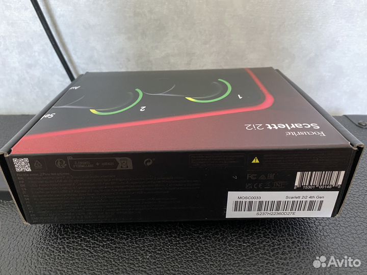 Аудиокарта Focusrite Scarlett 2i2 4 Generation