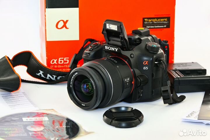Sony Alpha A65 24.3MP цифрозеркалка Kit DT SAM II