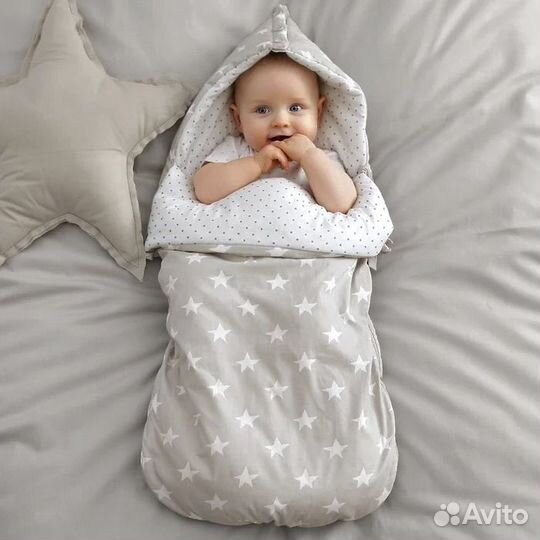 Конверт на выписку, в коляску б/у